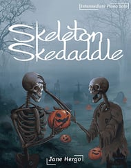 Skeleton Skedaddle piano sheet music cover Thumbnail